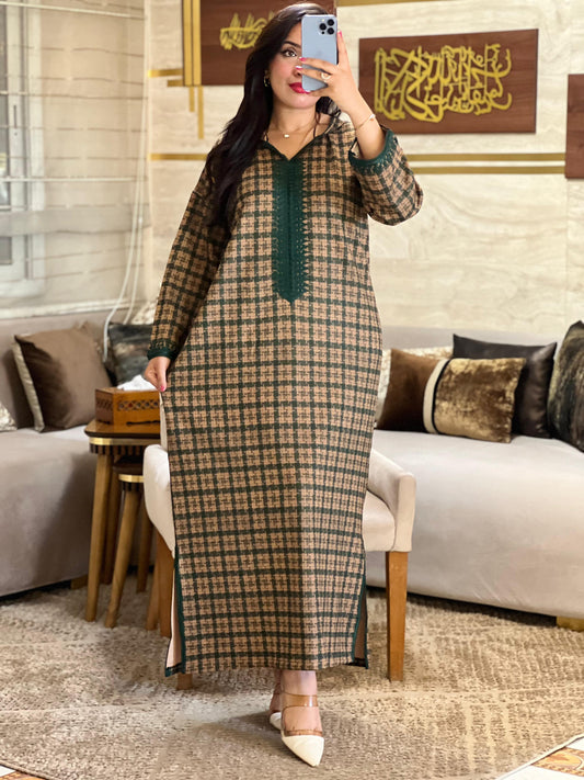 🔥 جلابة كارو صوفة ترند الموسم!💃